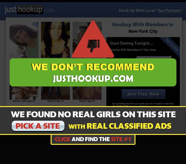 JustHookup.com screenshot