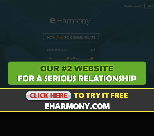 eHarmony.com screenshot